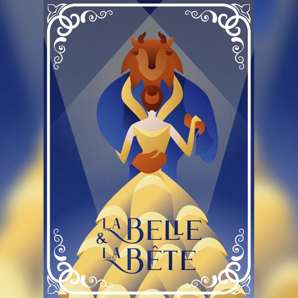 Illustration La Belle et La Bête